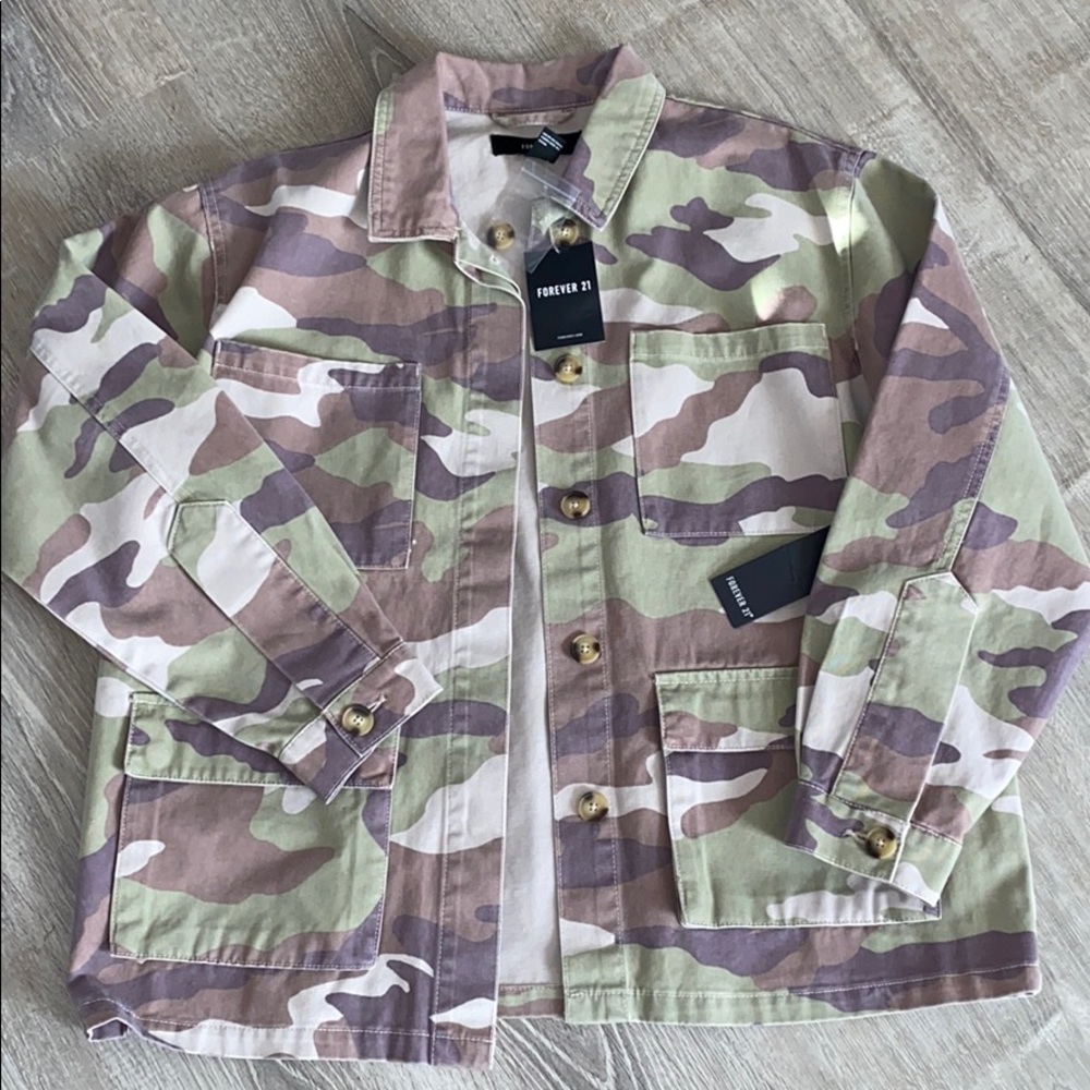 Camo f21 jacket